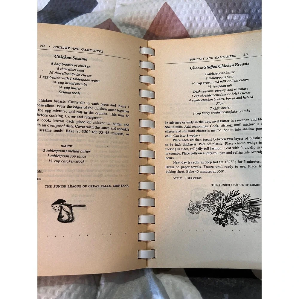 The Western Junior League Cookbook 1981‎ First Edition Ann Seranne Spiral Bound